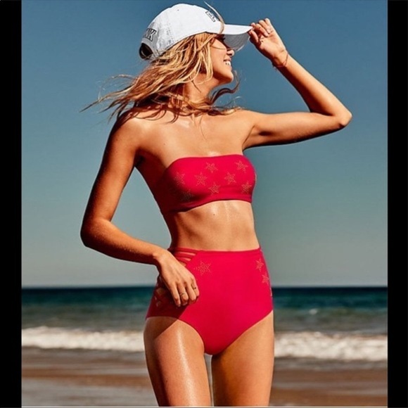 ๐ฅWHOLESALE LOT๐ฅ10 for ๐ฒ60๐ฅ Top only ๐VS PINK Bikini Removable Strap Bandeau - Picture 7 of 8